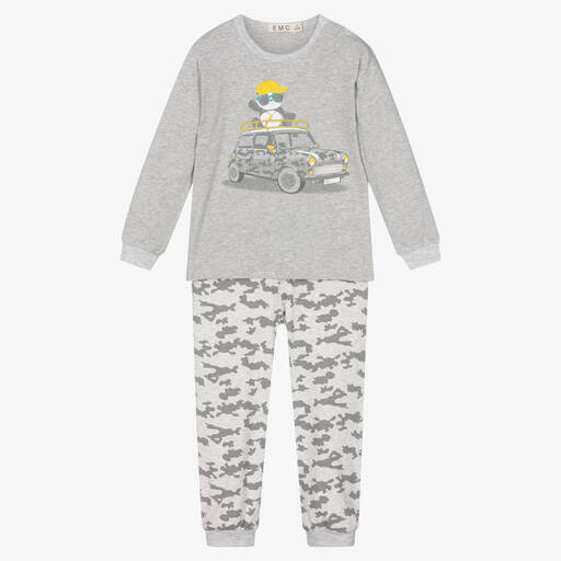 Everything Must Change-Длинная серая пижама из хлопка | Childrensalon Outlet