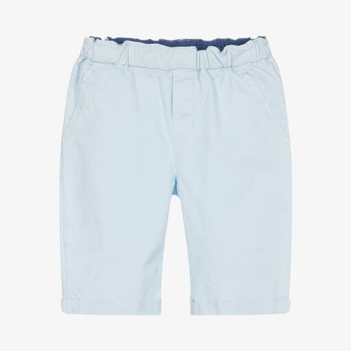 Everything Must Change-Hellblaue Baumwollshorts für Jungen | Childrensalon Outlet