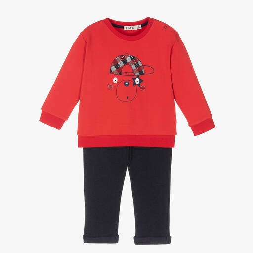 Everything Must Change-Hosen-Set in Rot und Blau (J) | Childrensalon Outlet