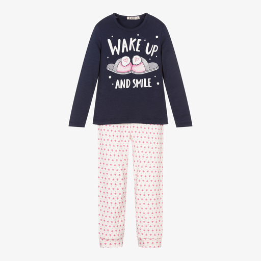 Everything Must Change-Girls Blue & Pink Pyjamas | Childrensalon Outlet