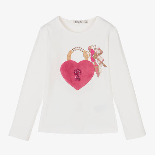 Everything Must Change-Haut ivoire en coton fille | Childrensalon Outlet