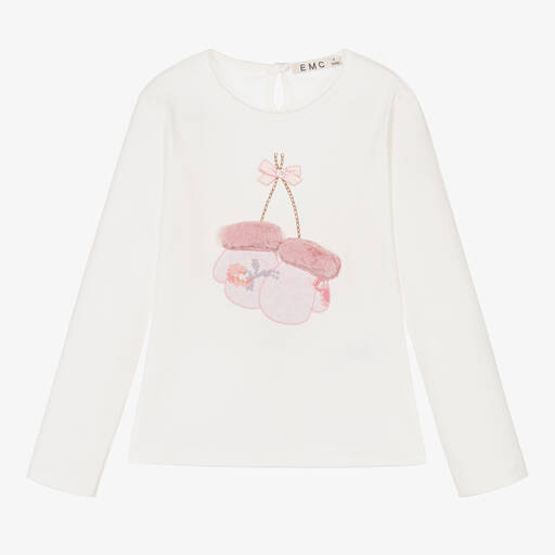 Everything Must Change-Haut ivoire en coton fille | Childrensalon Outlet