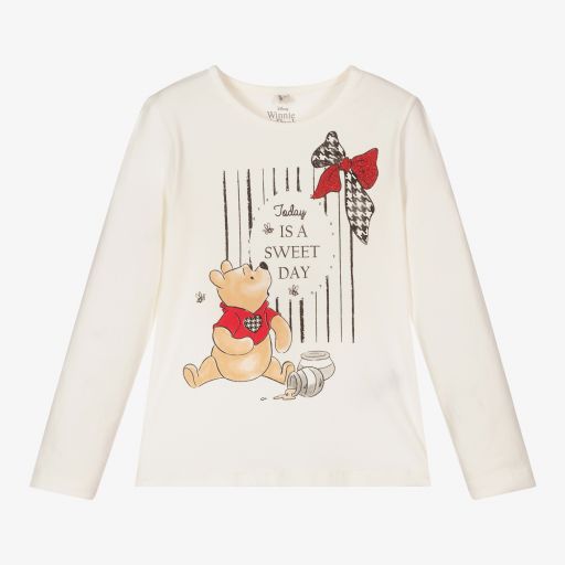 Everything Must Change-Кремовый хлопковый топ Disney для девочек | Childrensalon Outlet