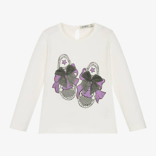 Everything Must Change-توب قطن لون عاجي للبنات | Childrensalon Outlet