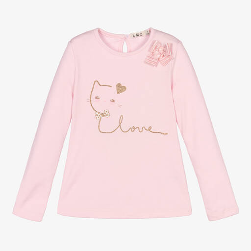 Everything Must Change-Girls Pink Cotton Top | Childrensalon Outlet