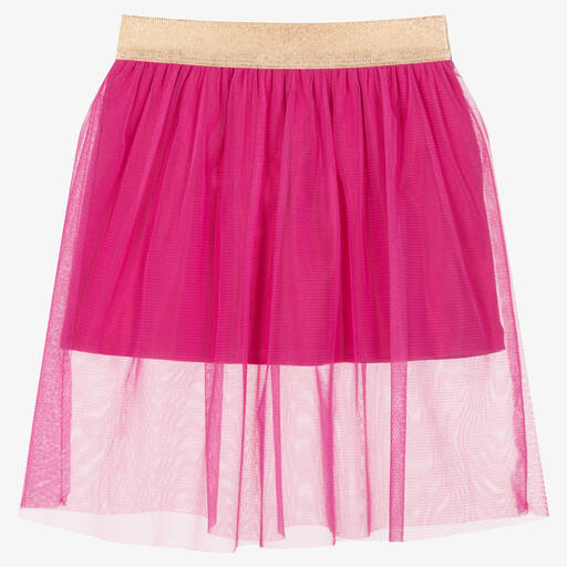 Everything Must Change-Girls Pink Cotton & Tulle Skirt | Childrensalon Outlet