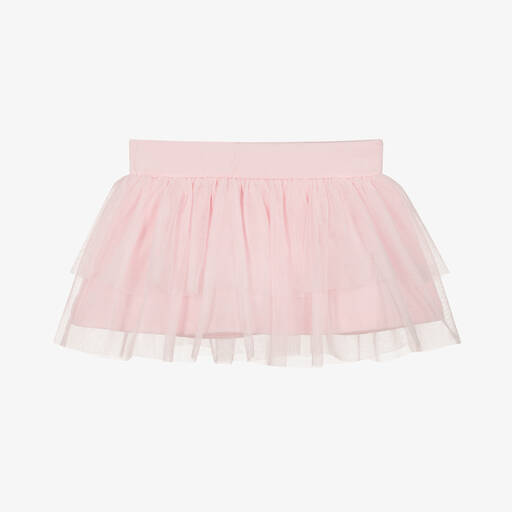 Everything Must Change-Girls Pink Cotton & Tulle Skirt | Childrensalon Outlet
