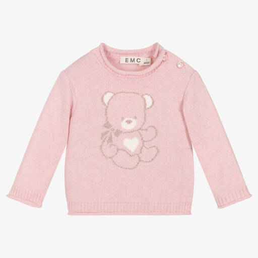 Everything Must Change-Girls Pink Knit Sweater | Childrensalon Outlet