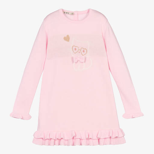Everything Must Change-Girls Pink Knitted Dress | Childrensalon Outlet