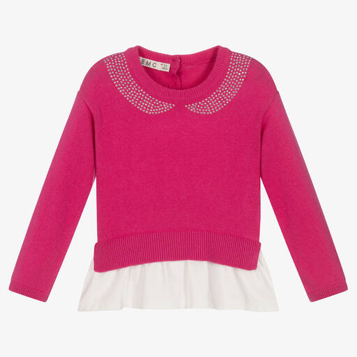 Everything Must Change-Pinker Strickpullover für Mädchen | Childrensalon Outlet