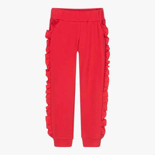 Everything Must Change-Красные хлопковые джоггеры для девочек | Childrensalon Outlet