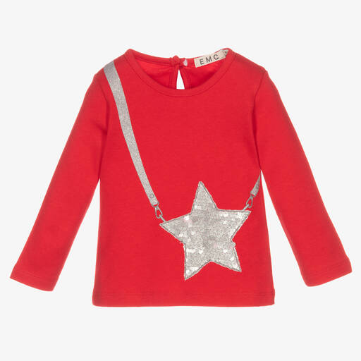 Everything Must Change-Girls Red Cotton Top | Childrensalon Outlet