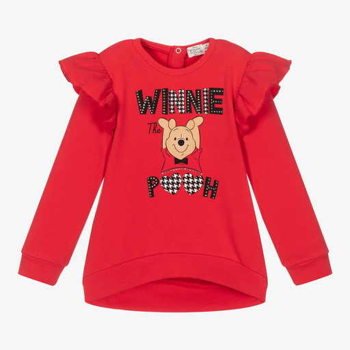 Everything Must Change-Girls Red Disney Sweatshirt | Childrensalon Outlet