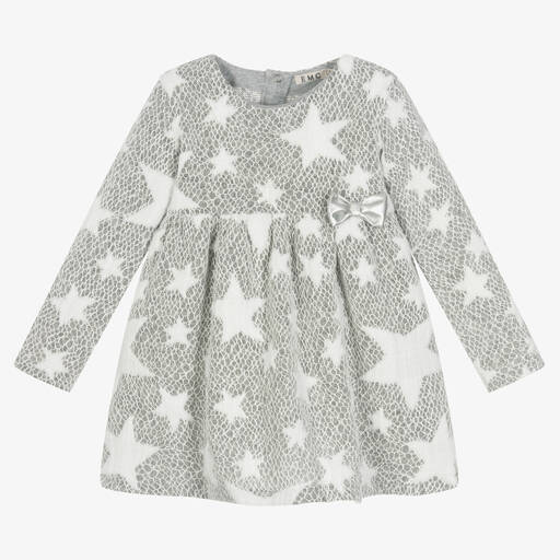 Everything Must Change-Grey & White Knitted Dress | Childrensalon Outlet