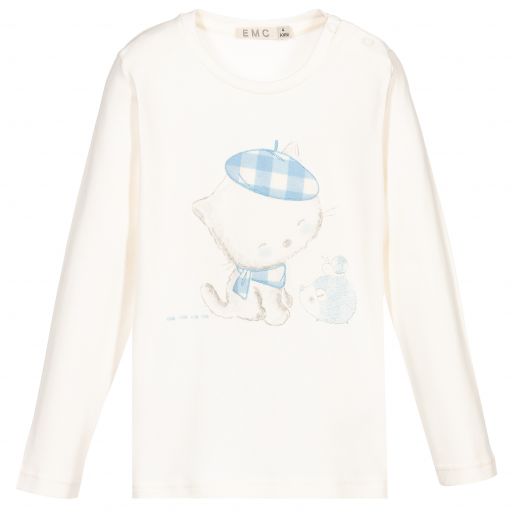Everything Must Change-Ivory Cotton Top | Childrensalon Outlet