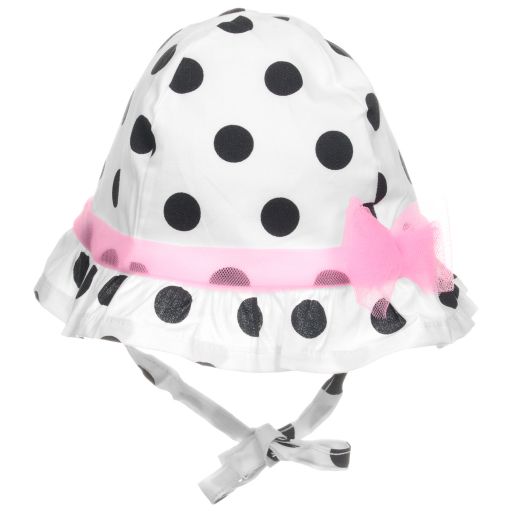 Everything Must Change-White Cotton Baby Sun Hat | Childrensalon Outlet