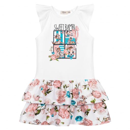 Everything Must Change-White Disney Bambi Dress | Childrensalon Outlet