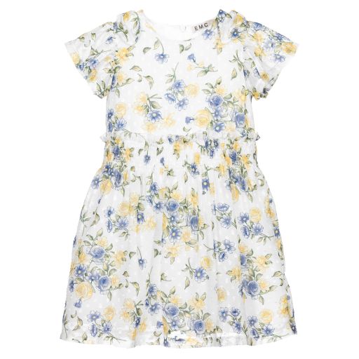 Everything Must Change-White Floral Print Dress | Childrensalon Outlet