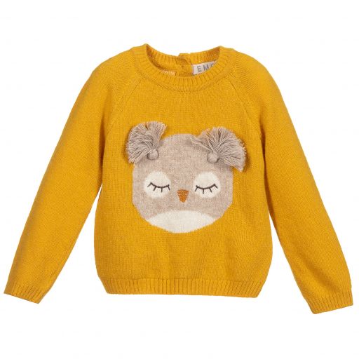 Everything Must Change-Yellow Wool Blend Jumper | Childrensalon Outlet