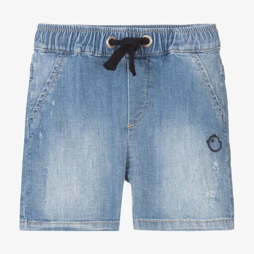 Falcotto by Naturino-Boys Blue Denim Shorts | Childrensalon Outlet