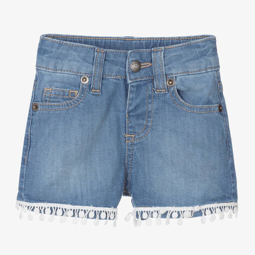 Falcotto by Naturino-Girls Blue Denim Shorts | Childrensalon Outlet