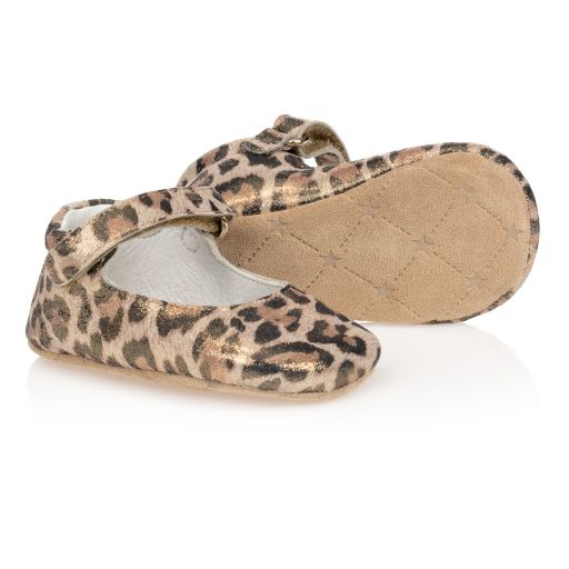Falcotto by Naturino-Leopard Print Pre-Walker Shoes | Childrensalon Outlet