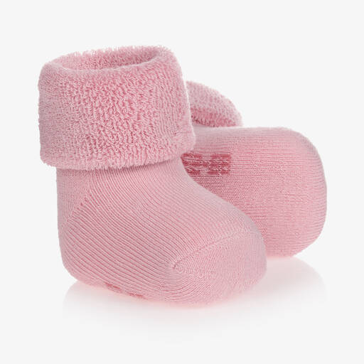 Falke-Baby Girls Pink Cotton Socks | Childrensalon Outlet