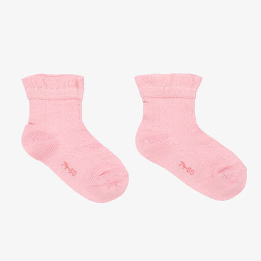 Falke-Розовые хлопковые носки для малышек | Childrensalon Outlet