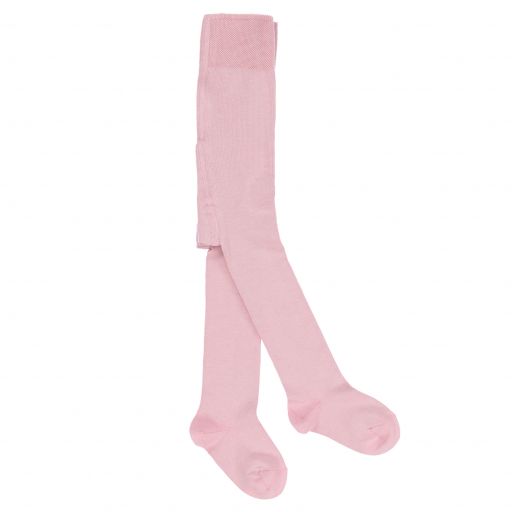 Falke-Baby Girls Pink Cotton Tights | Childrensalon Outlet
