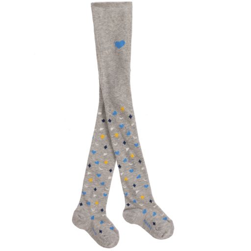 Falke-كولون مزيج قطن لون رمادي للأطفال | Childrensalon Outlet