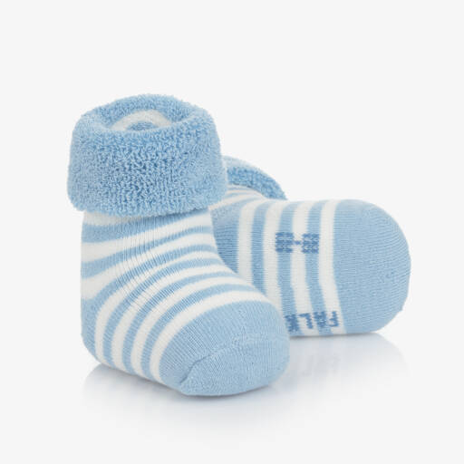 Falke-Boy's Gentle Blue Baby Socks | Childrensalon Outlet