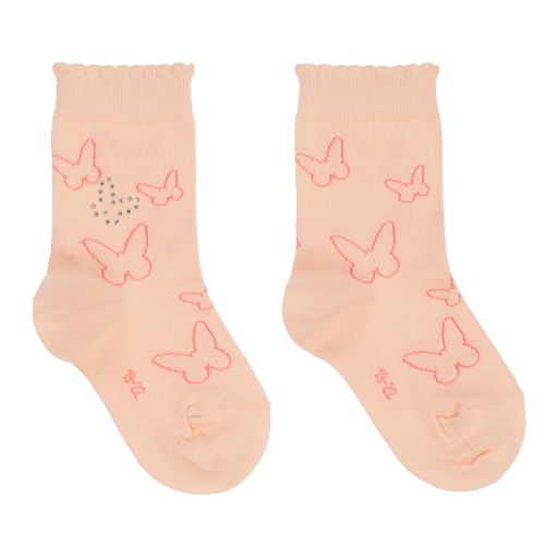 Falke-جوارب قطن ستريتش لون زهري  | Childrensalon Outlet