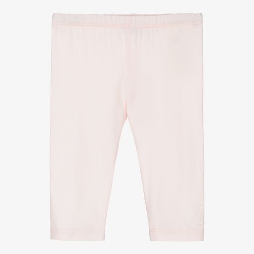 Fendi-Розовые хлопковые легинсы для малышей | Childrensalon Outlet