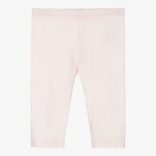 Fendi-Rosa Baumwoll-Leggings für Babys | Childrensalon Outlet