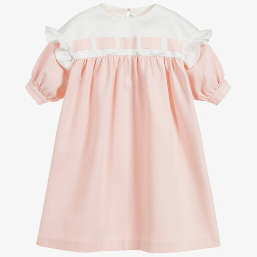 Fendi-Pink Viscose Jersey Dress | Childrensalon Outlet