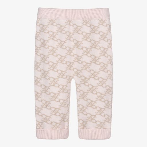 Fendi-Pantalon rose en laine Bébé | Childrensalon Outlet