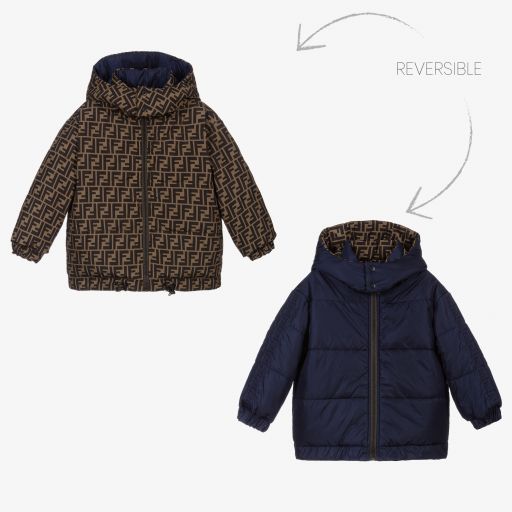 Fendi-Wendbare Daunenjacke | Childrensalon Outlet