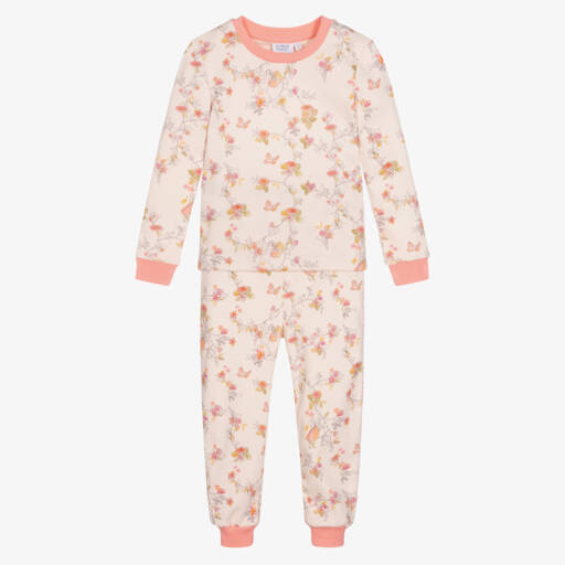 Flower Fairies™ by Childrensalon-Girls Floral Cotton Sleepwear Set | Childrensalon Outlet
