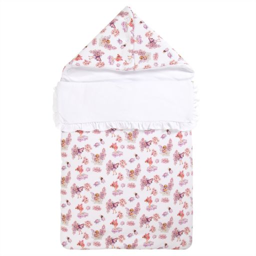 Flower Fairies™ by Childrensalon-White Cotton Baby Nest (90cm) | Childrensalon Outlet
