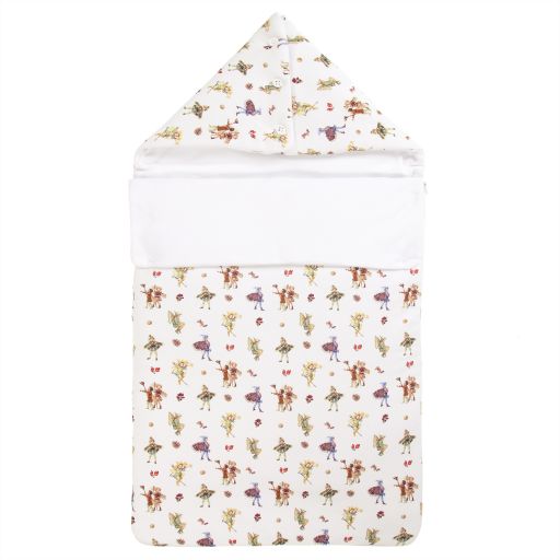 Flower Fairies™ by Childrensalon-White Cotton Baby Nest (90cm) | Childrensalon Outlet