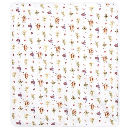 Flower Fairies™ by Childrensalon-White Cotton Blanket (70cm) | Childrensalon Outlet
