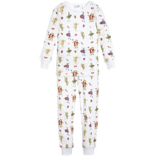 Flower Fairies™ by Childrensalon-Белая хлопковая пижама | Childrensalon Outlet