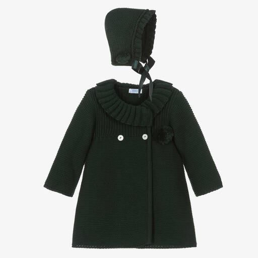 Foque-Ensemble manteau vert Fille | Childrensalon Outlet