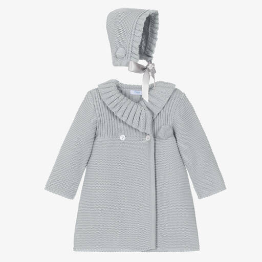 Foque-Ensemble manteau gris Fille | Childrensalon Outlet