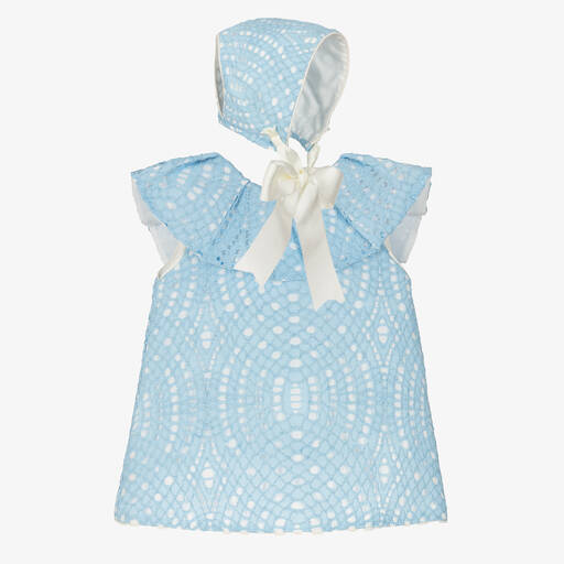 Foque-Голубой комплект с платьем для девочек | Childrensalon Outlet