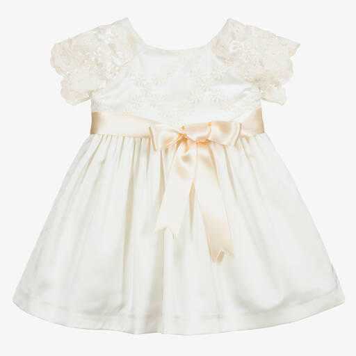 Foque-Ivory Ceremony Dress  | Childrensalon Outlet