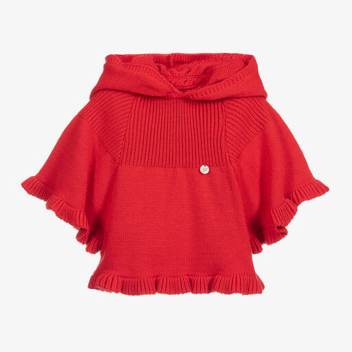 Foque-Red Knitted Sweater | Childrensalon Outlet