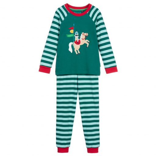 Frugi-بيجاما قطن عضوي لون أخضر للأولاد | Childrensalon Outlet