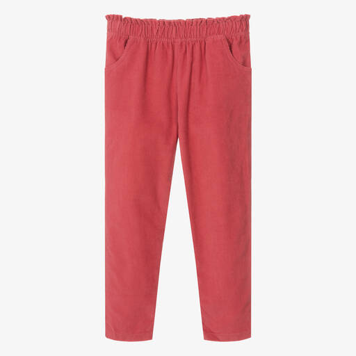 Frugi-Girls Red Corduroy Trousers | Childrensalon Outlet