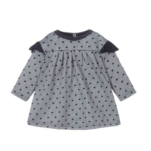 FS Baby-Baby Girls Blue Jersey Dress | Childrensalon Outlet